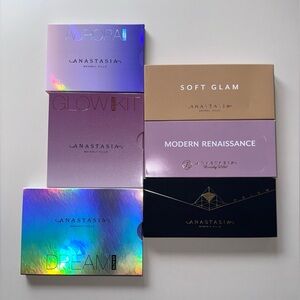 ⛔️SOLD⛔️ Anastasia Beverly Hills Eyeshadow & Highlighter Lot of 6 Palettes BNIB